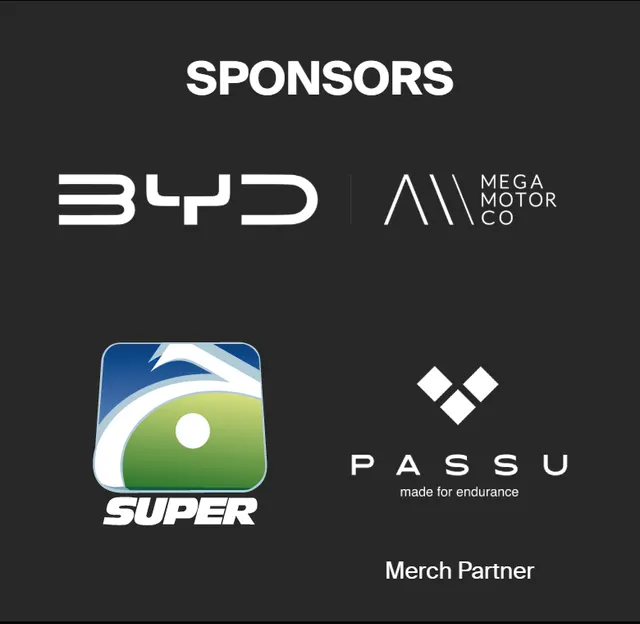Karachi Marathon sponsors strip with BYD, Mega Motor, Geo Super and Passu as merch partner