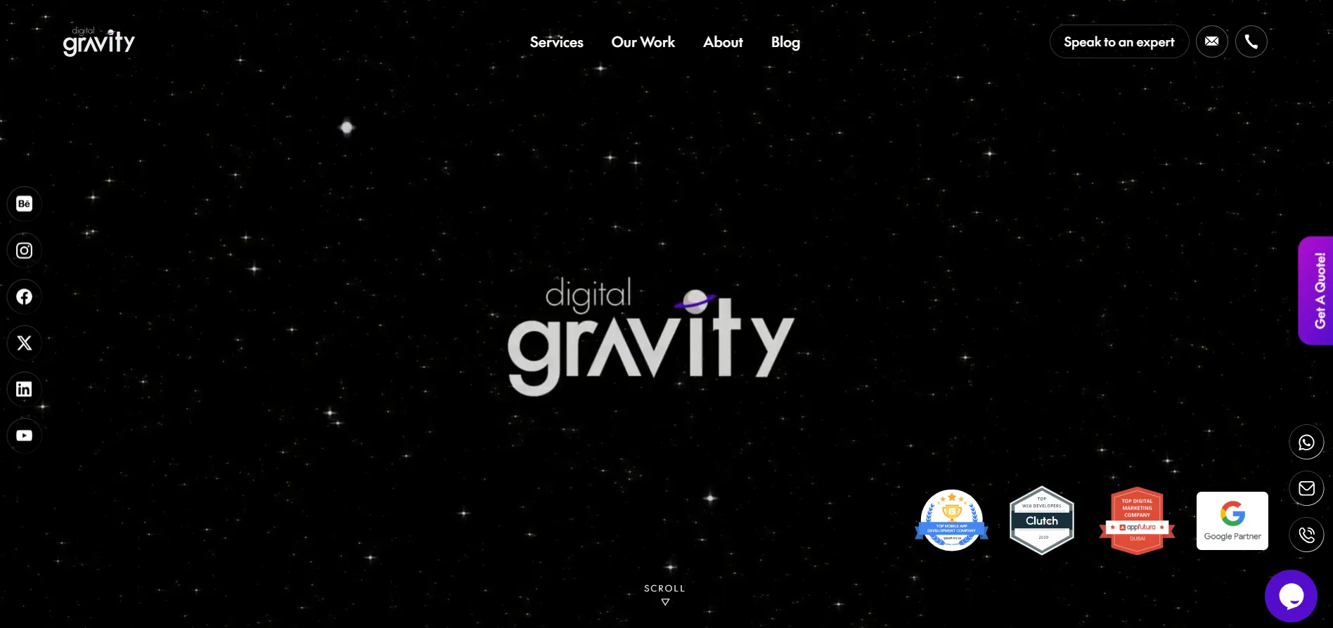 Digital Gravity Homepage