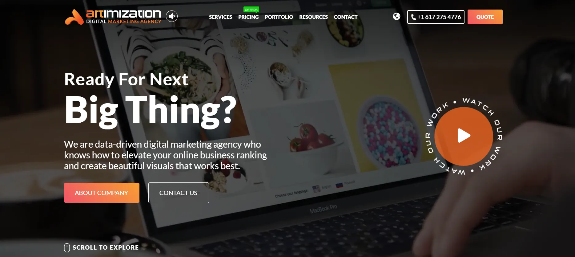 Artimization Homepage