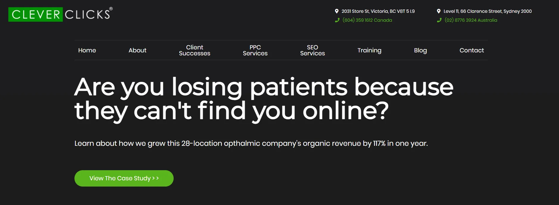 CleverClicksDigital Homepage