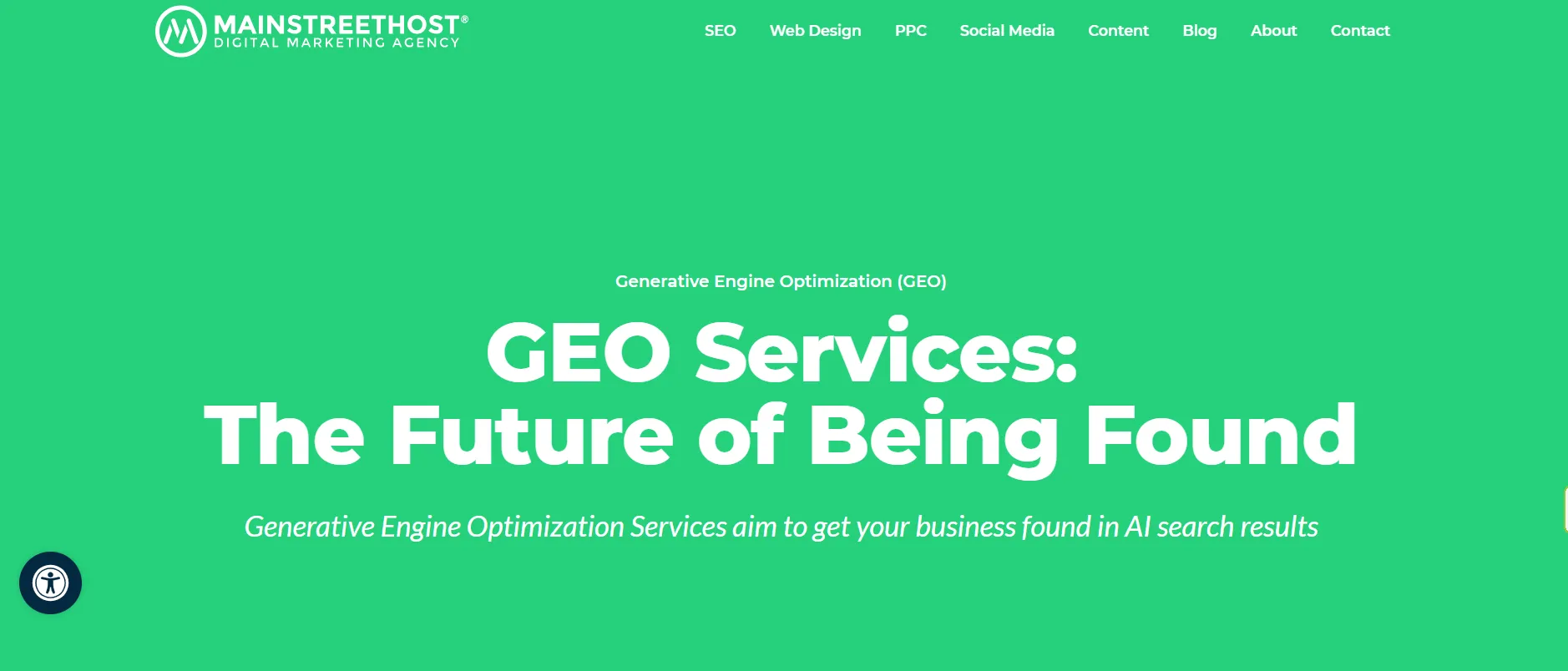 Mainstreethost Homepage