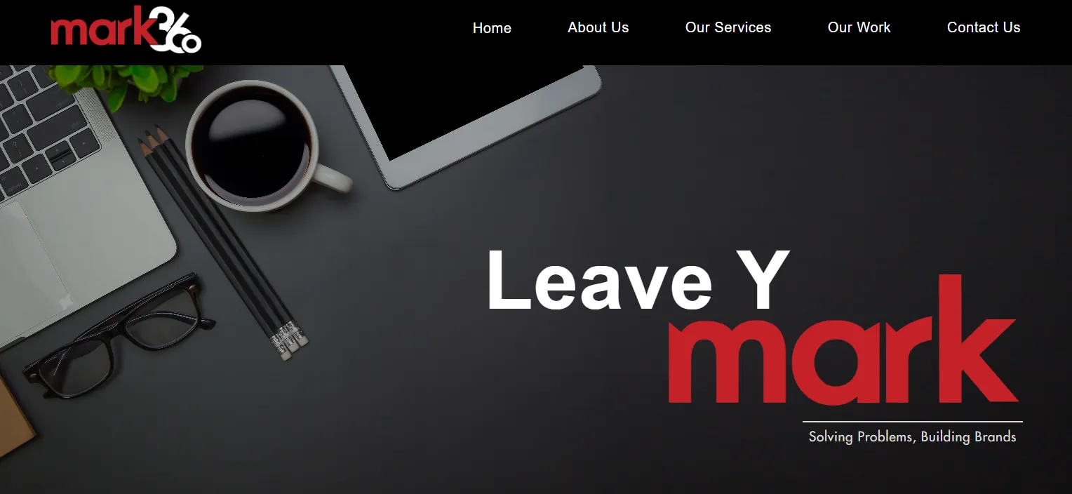 Mark360 Homepage