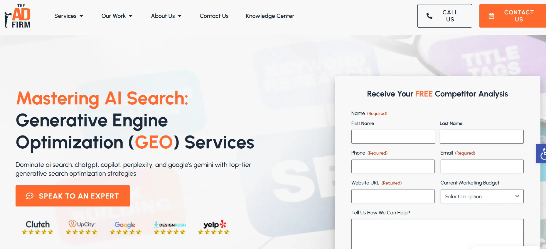 The Ad Firm Homepage